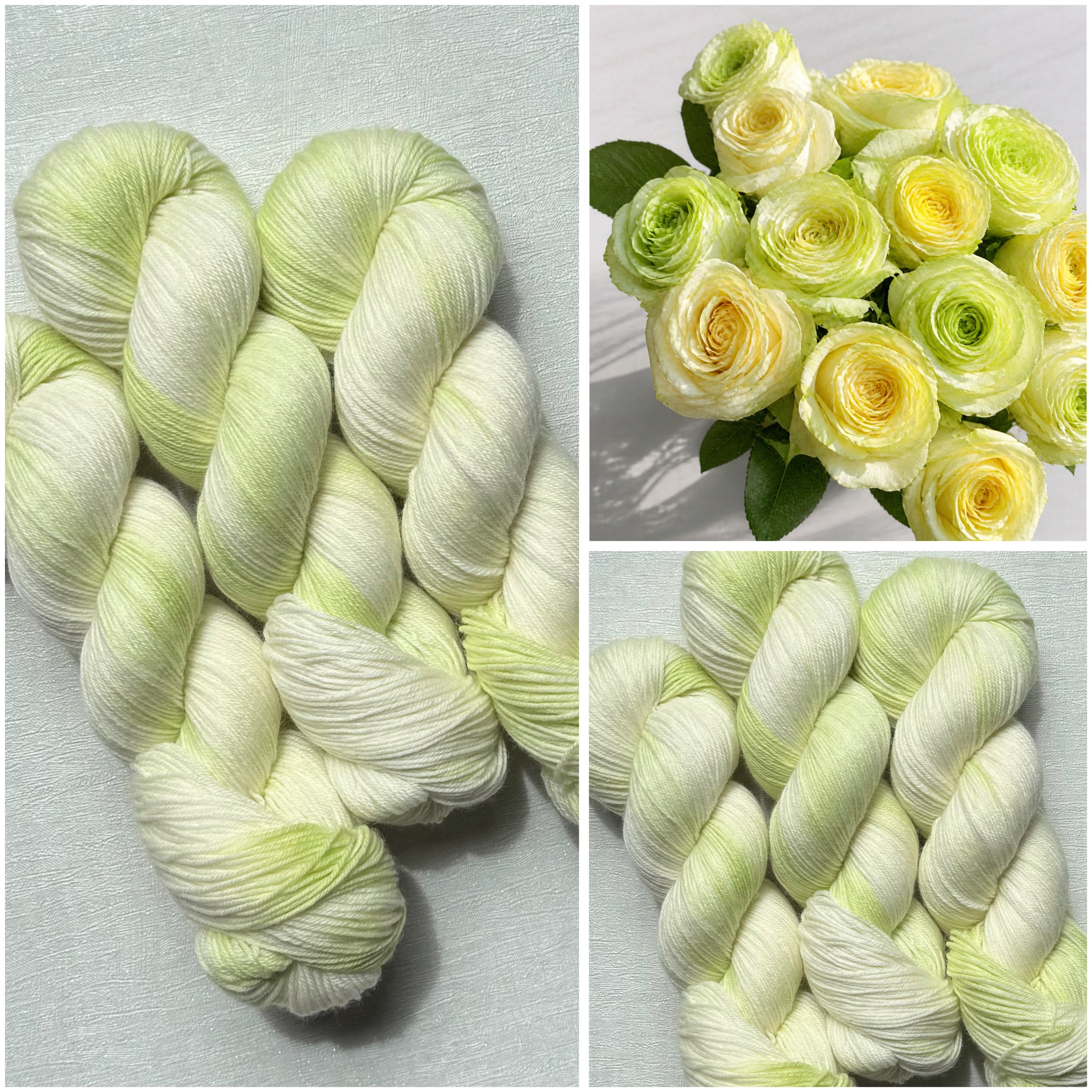 Handgefärbte Wolle, 100g, Sockenwolle, Merinowolle, 4-fach. hand-dyed sock yarn