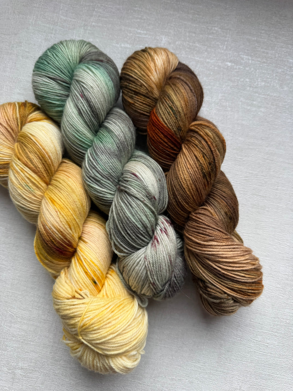 B-Ware Set -Handgefärbte Wolle|75% Merino, 25% Polyamid