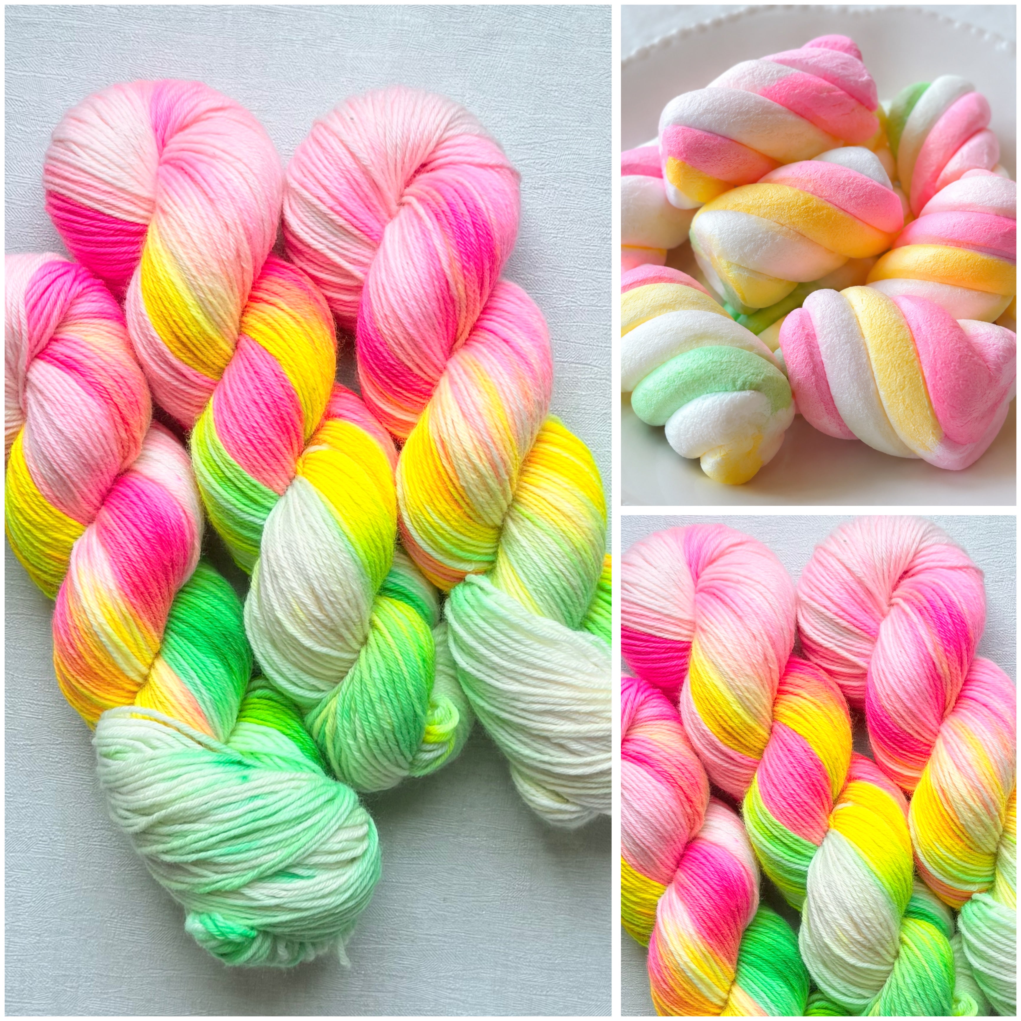 Handgefärbte Wolle, 100g, Sockenwolle, Merinowolle, 6-fach. hand-dyed sock yarn