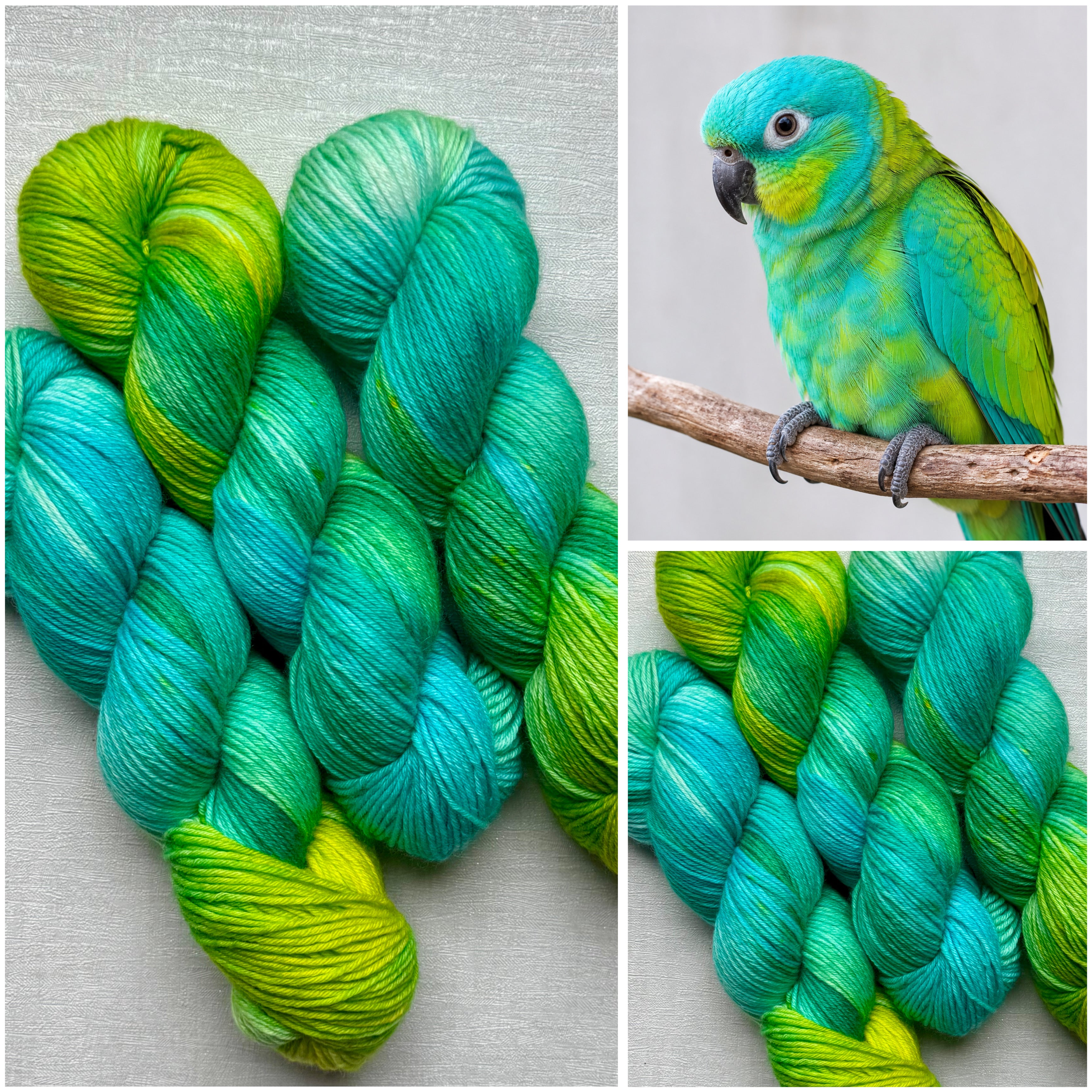 Handgefärbte Wolle, 100g, Sockenwolle, Merinowolle, 6-fach. hand-dyed sock yarn