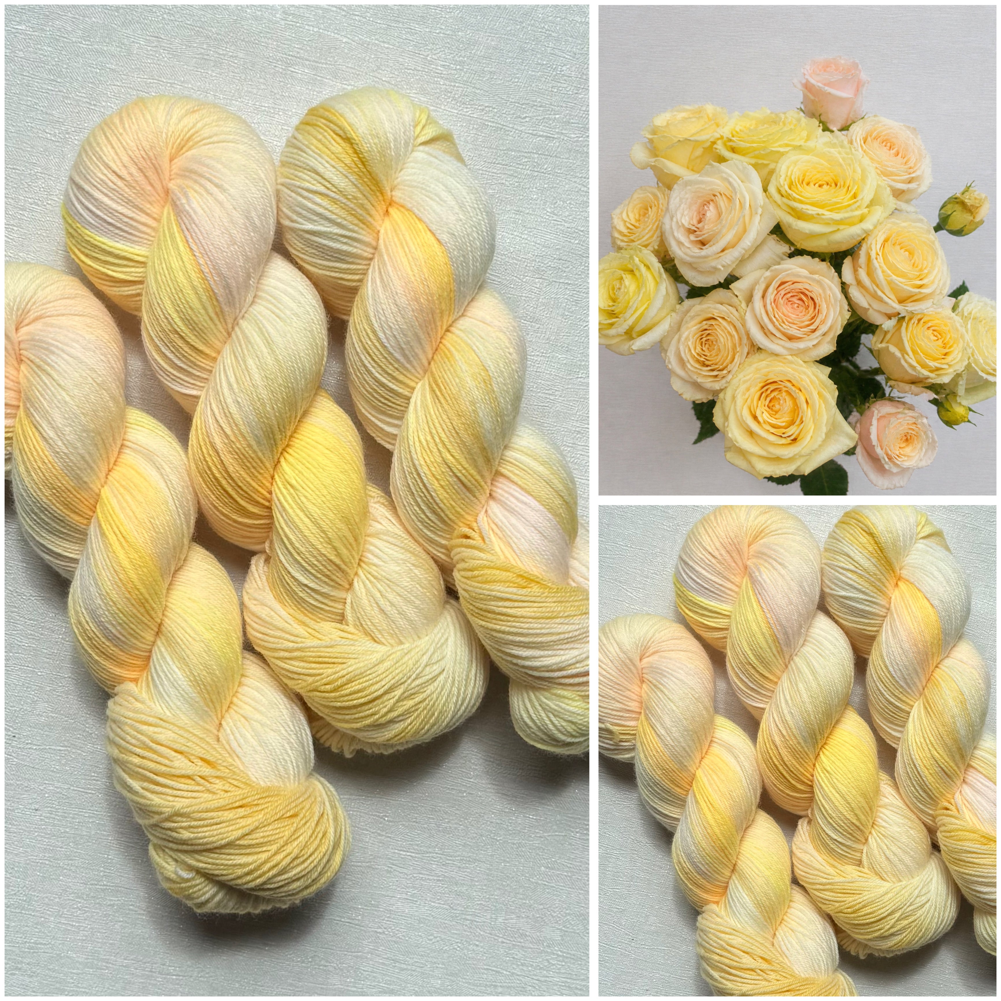 Handgefärbte Wolle, 100g, Sockenwolle, Merinowolle, 4-fach. hand-dyed sock yarn