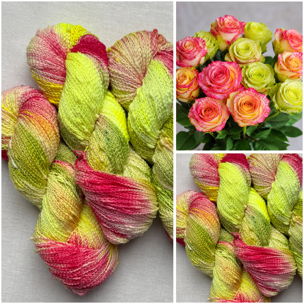 Handgefärbte Wolle, 100g, Merinowolle
