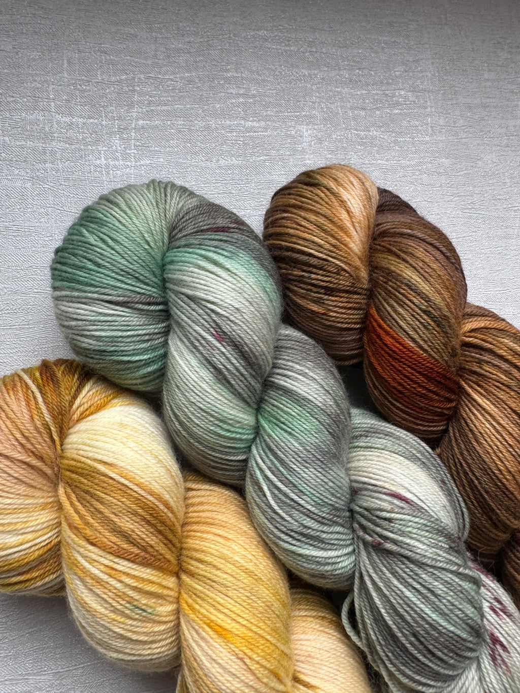B-Ware Set -Handgefärbte Wolle|75% Merino, 25% Polyamid