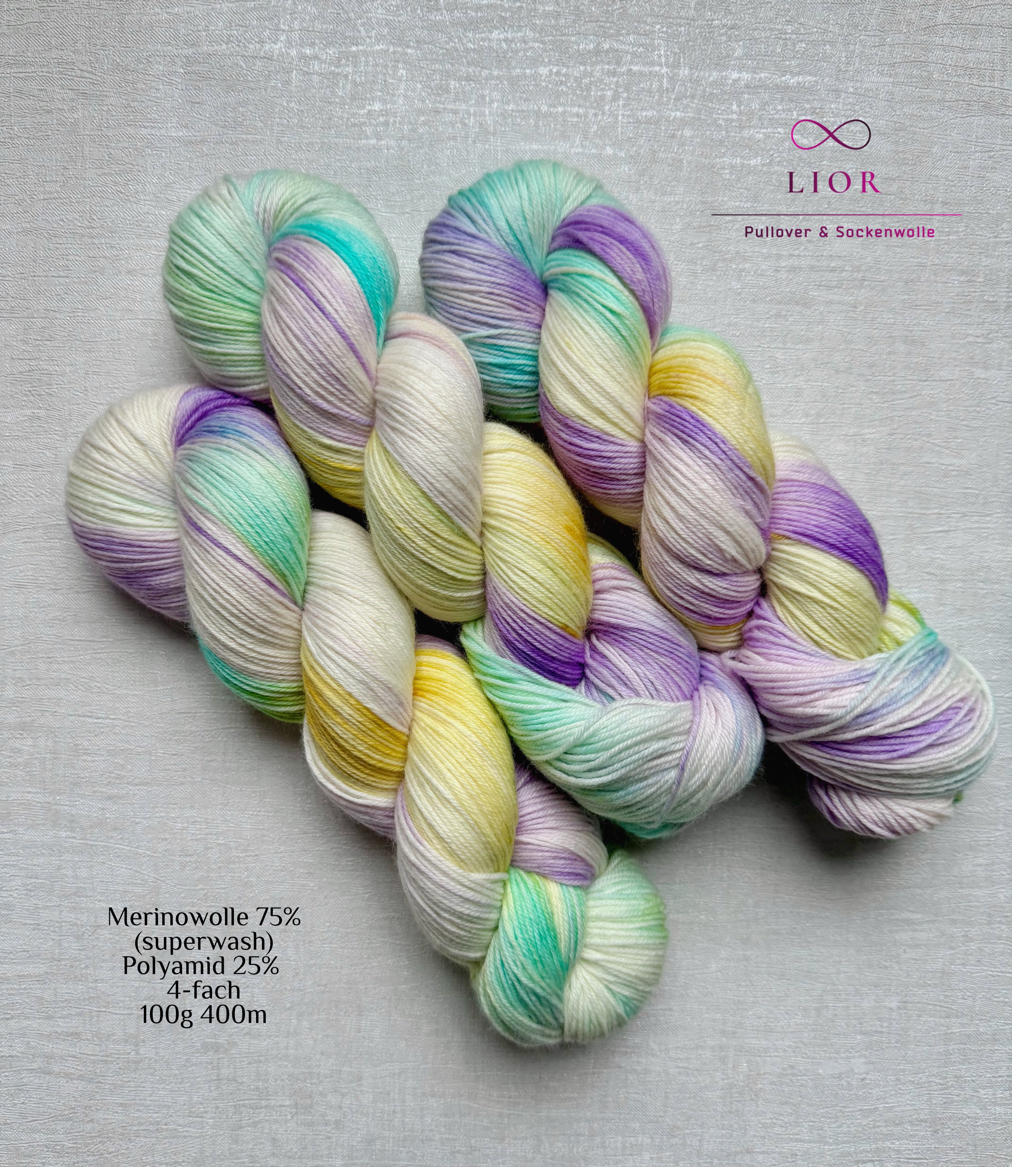 LIOR Merinowolle 4-fach