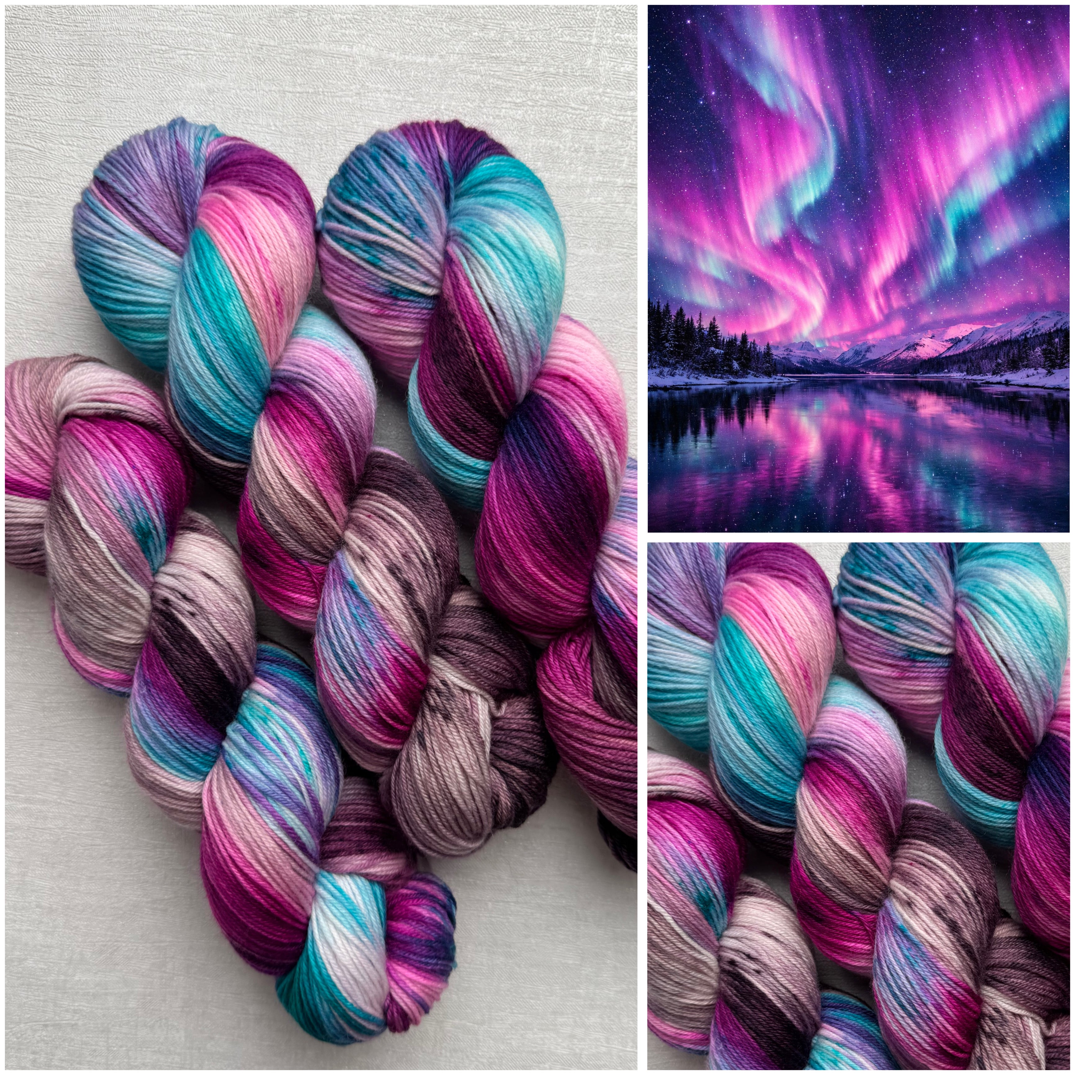 LIOR Merinowolle handgefärbt