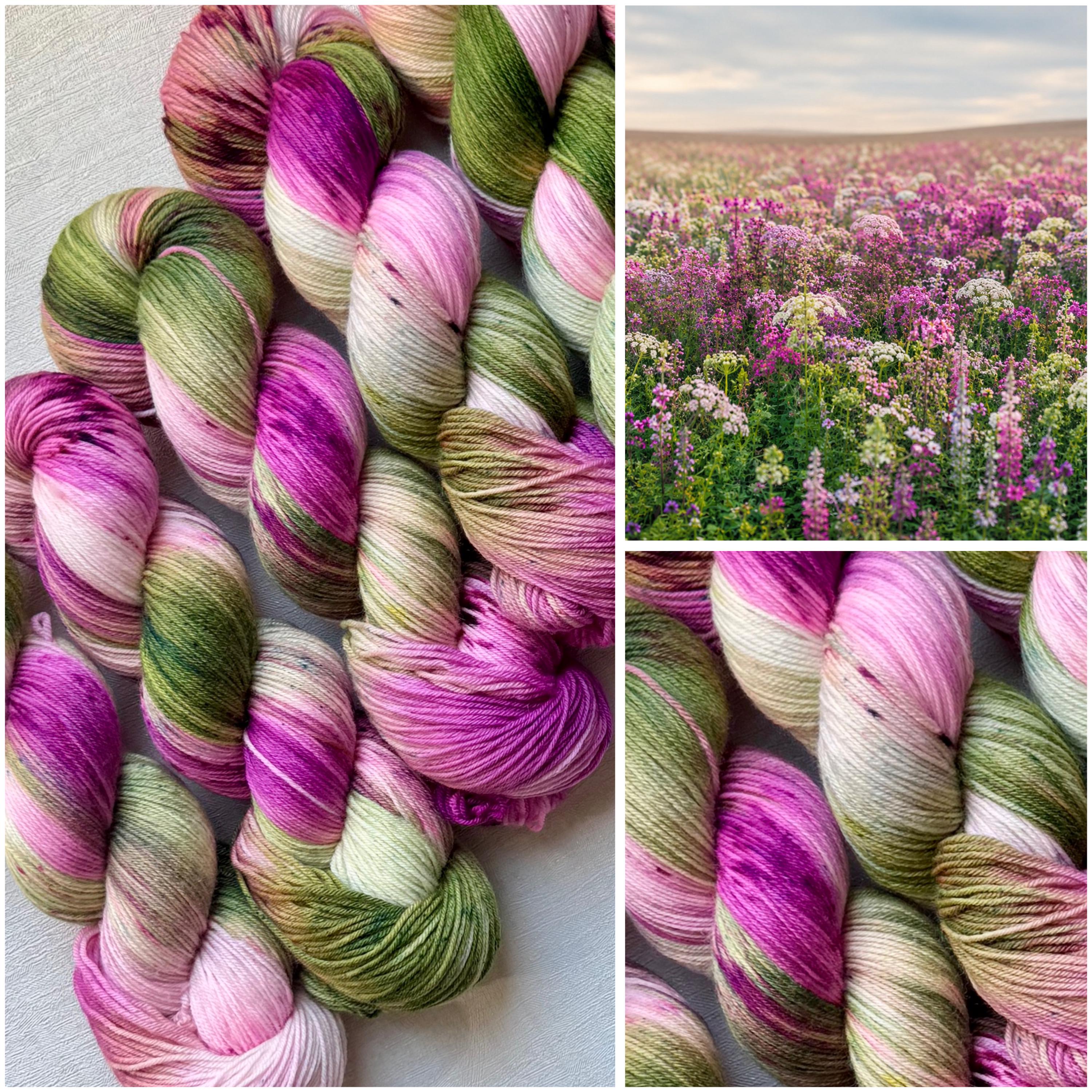 Handgefärbte Merino Sockenwolle 100g, 4-fach | Hand Dyed Merino Sock Yarn | Fingering Weight Yarn