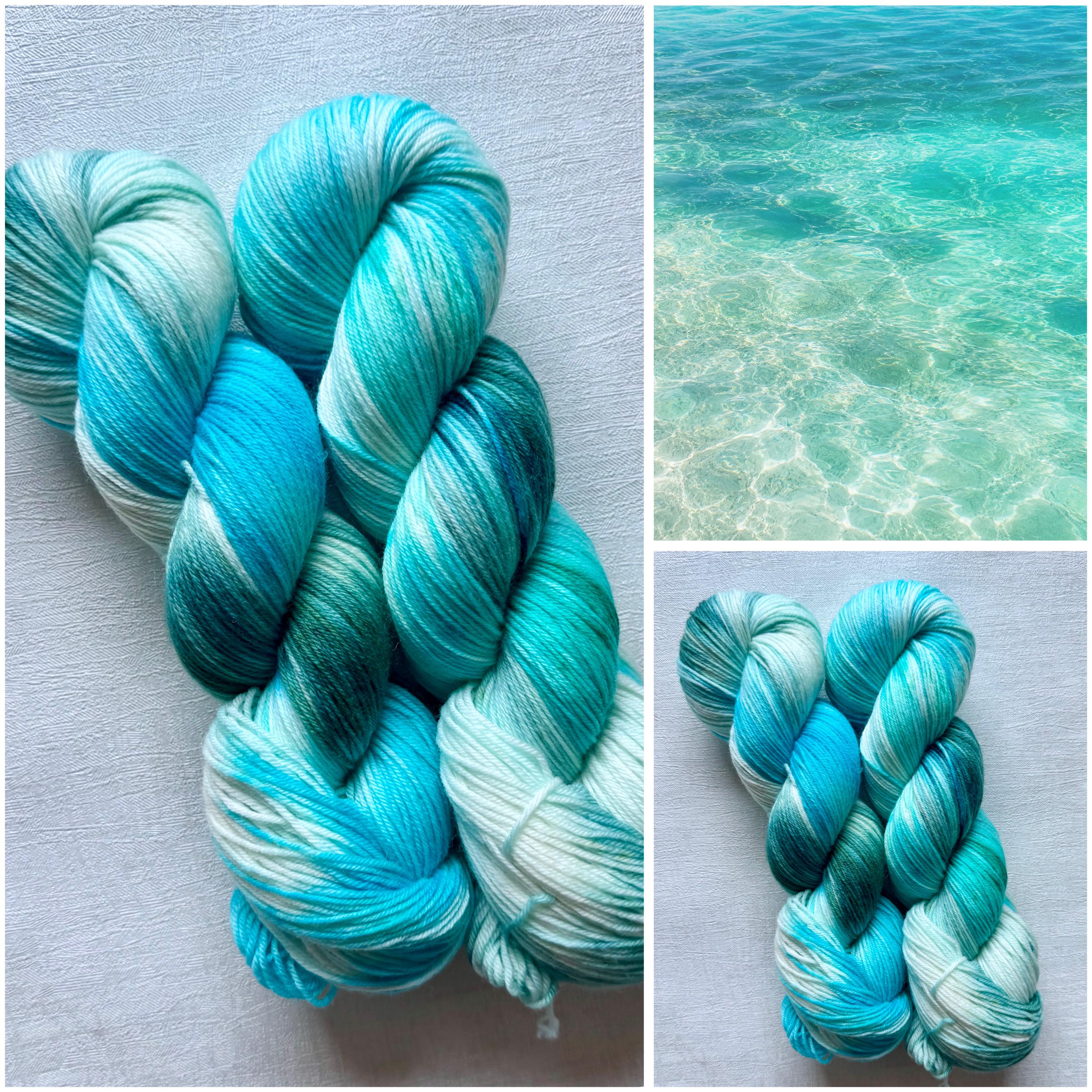 Handgefärbte Merino Sockenwolle 100g, 4-fach | Hand Dyed Merino Sock Yarn | Fingering Weight Yarn