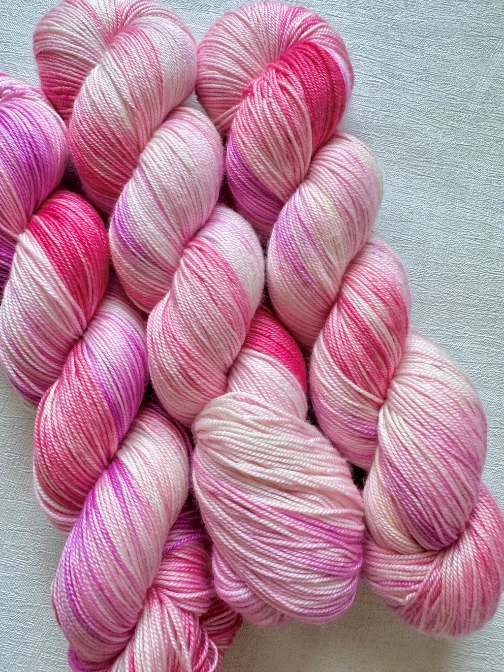 Handgefärbte Wolle Merino Seide Kaschmir 100g