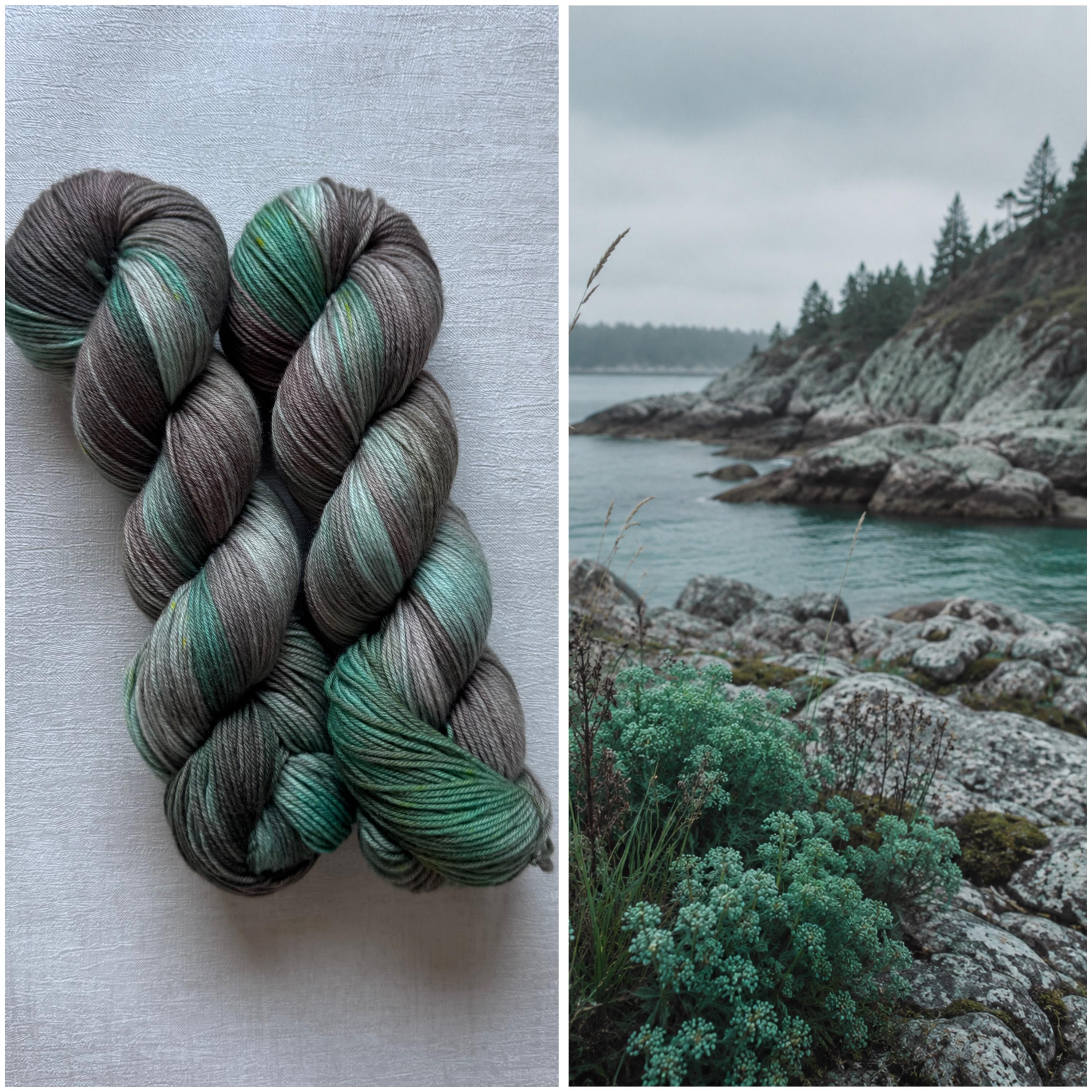 Handgefärbte Merino Sockenwolle 100g, 4-fach | Hand Dyed Merino Sock Yarn | Fingering Weight Yarn