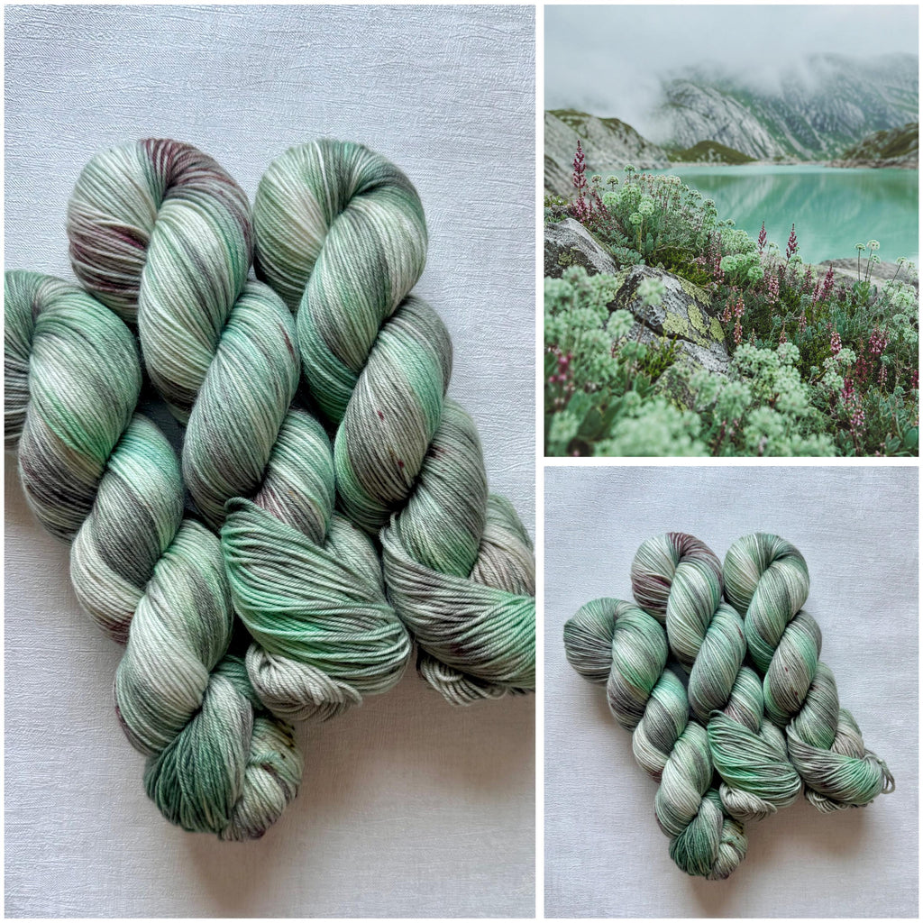 Handgefärbte Merino Sockenwolle 100g, 4-fach | Hand Dyed Merino Sock Yarn | Fingering Weight Yarn