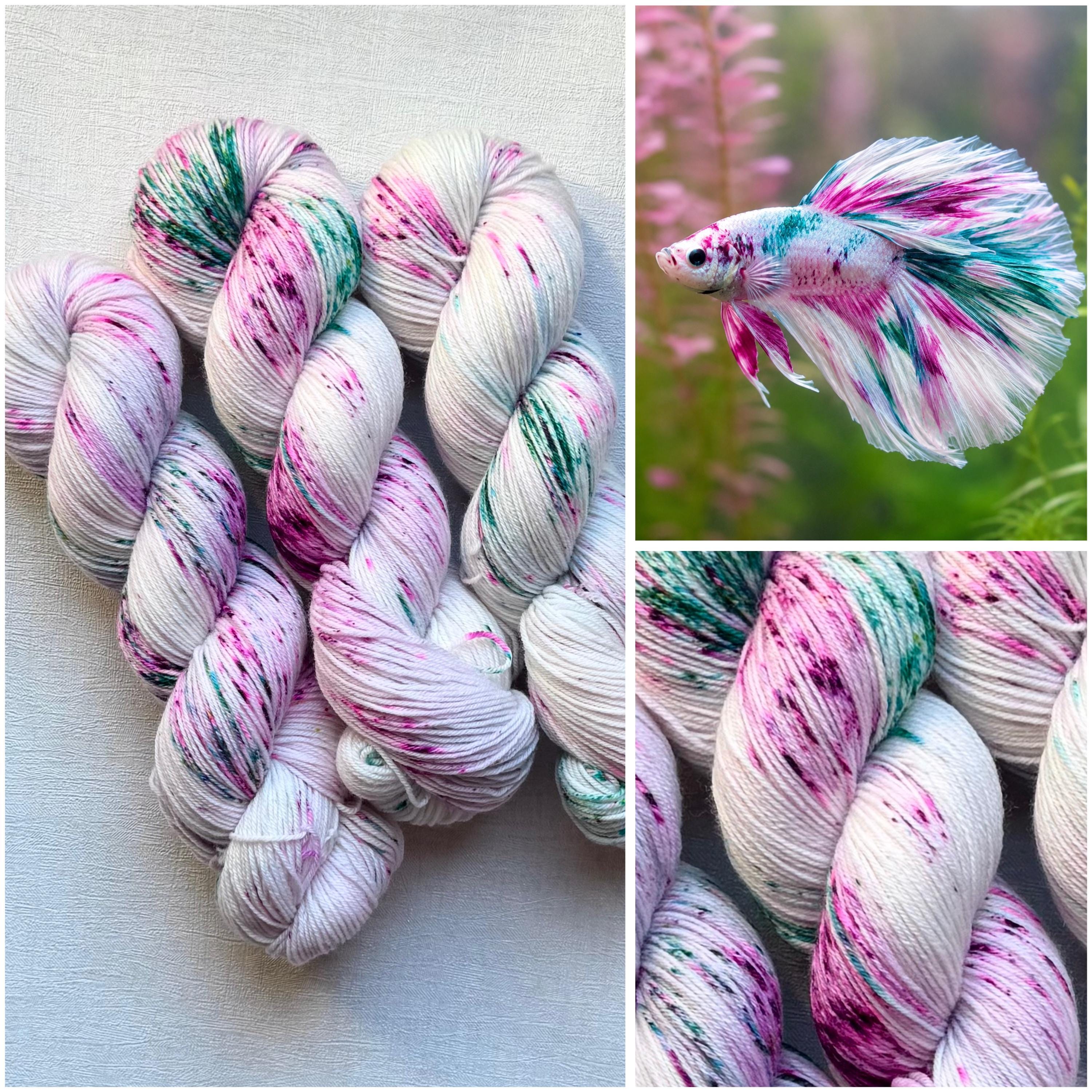 Handgefärbte Merino Sockenwolle 100g, 4-fach | Hand Dyed Merino Sock Yarn | Fingering Weight Yarn